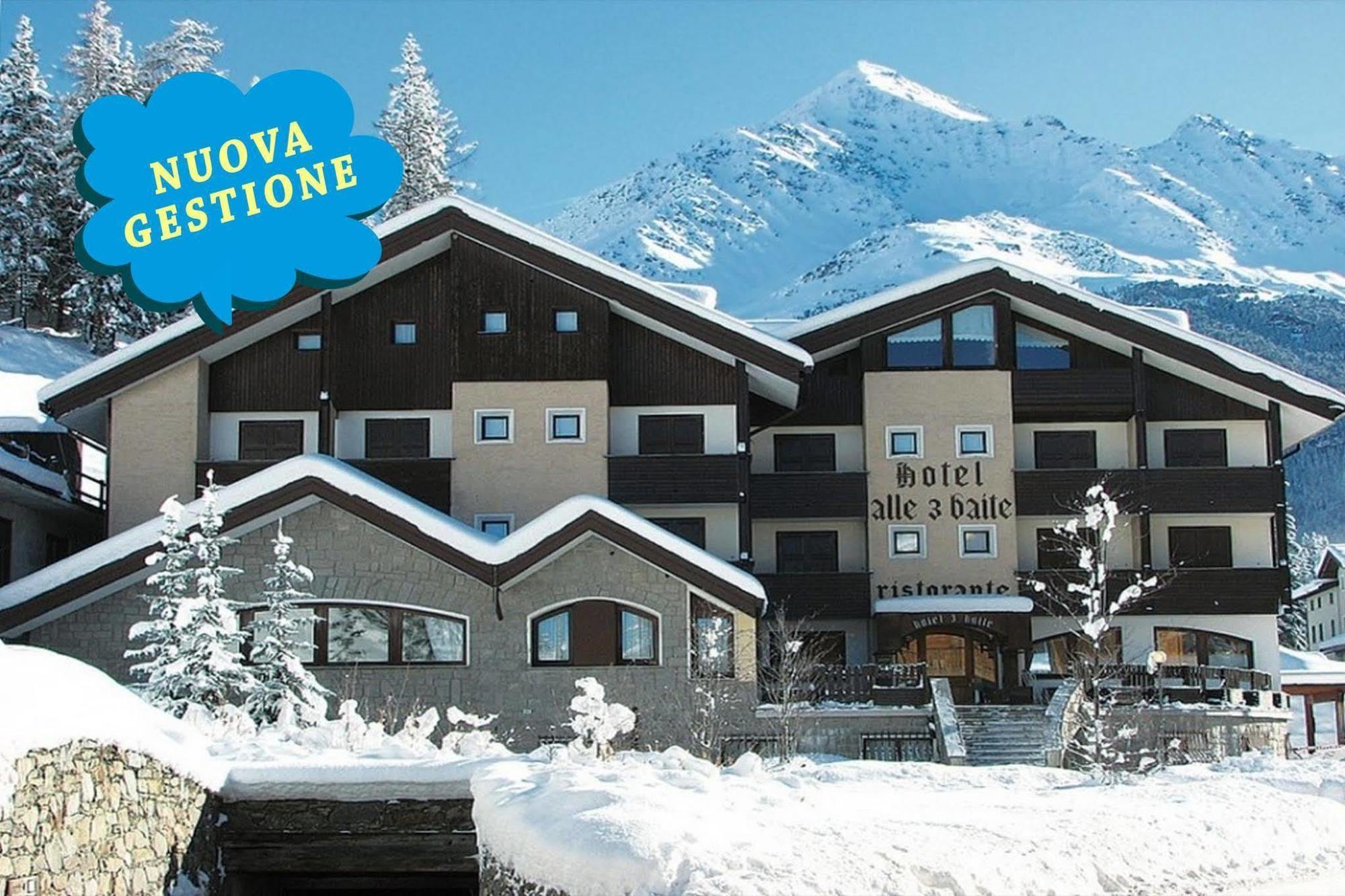 Hotel Alle Tre Baite Santa Caterina Valfurva Bagian luar foto
